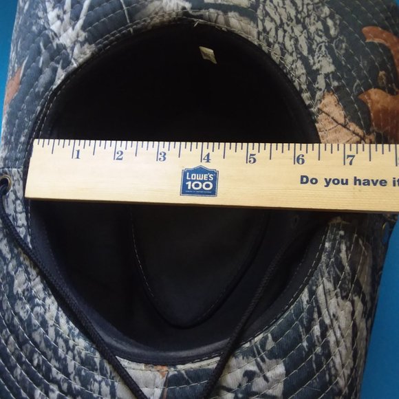 Bucket Hat Camo Hunting Fishing Side Snap Boonie Cap Drawstring Outdoor Mossy - Picture 10 of 10